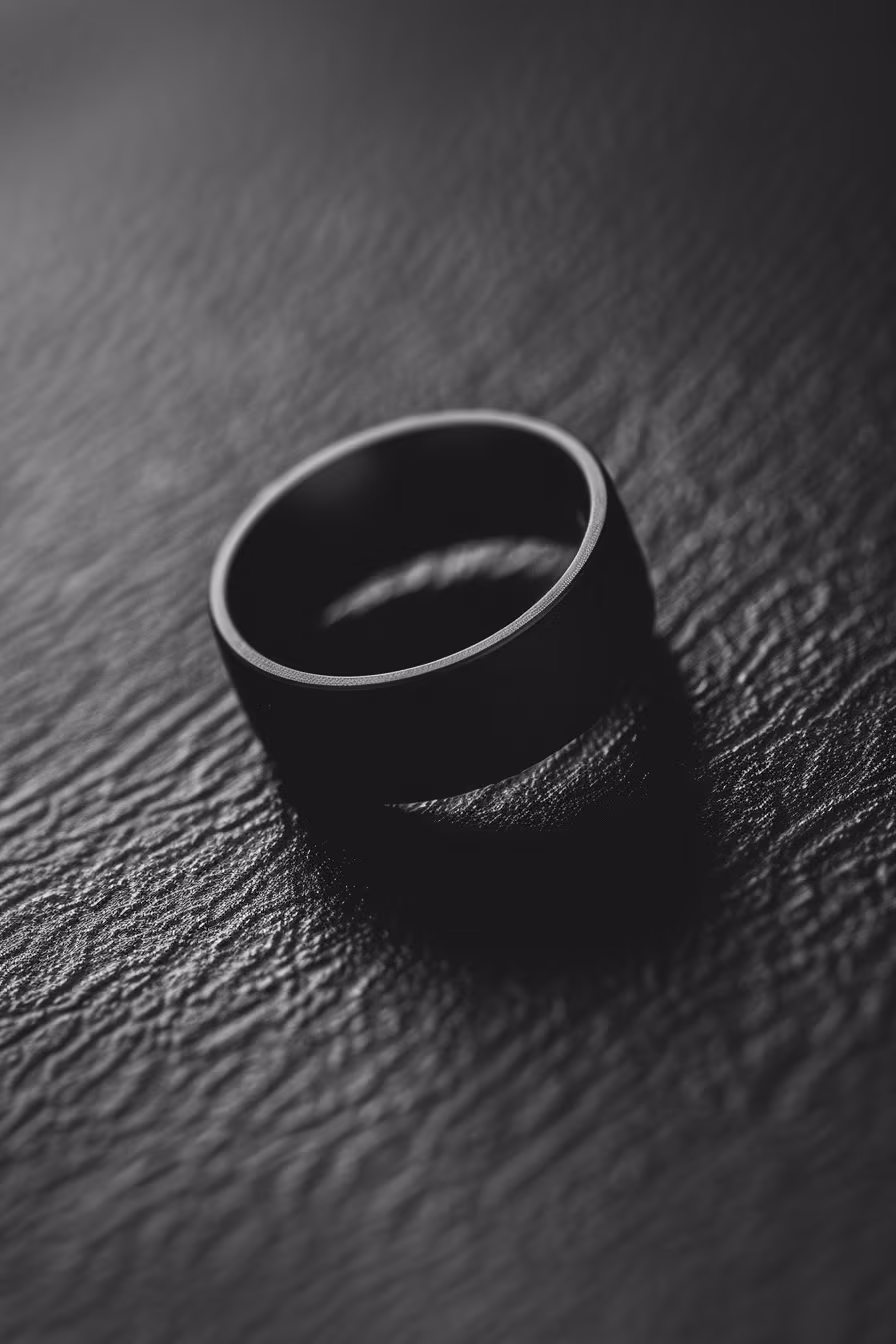 Product image of black aesthetic ring