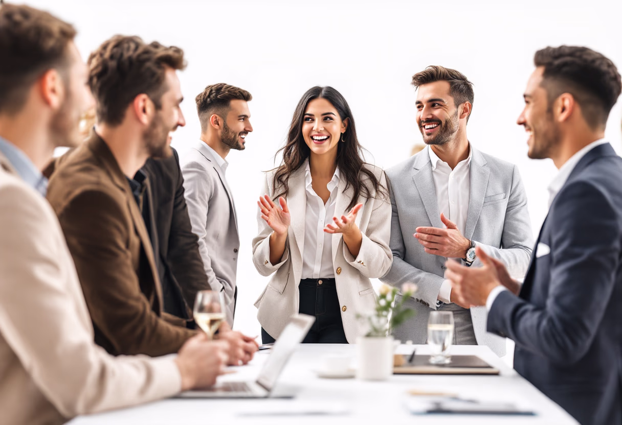 image of networking event (for a hr tech)