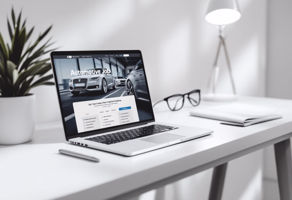 [background image] image of job listings (for an auto dealership)