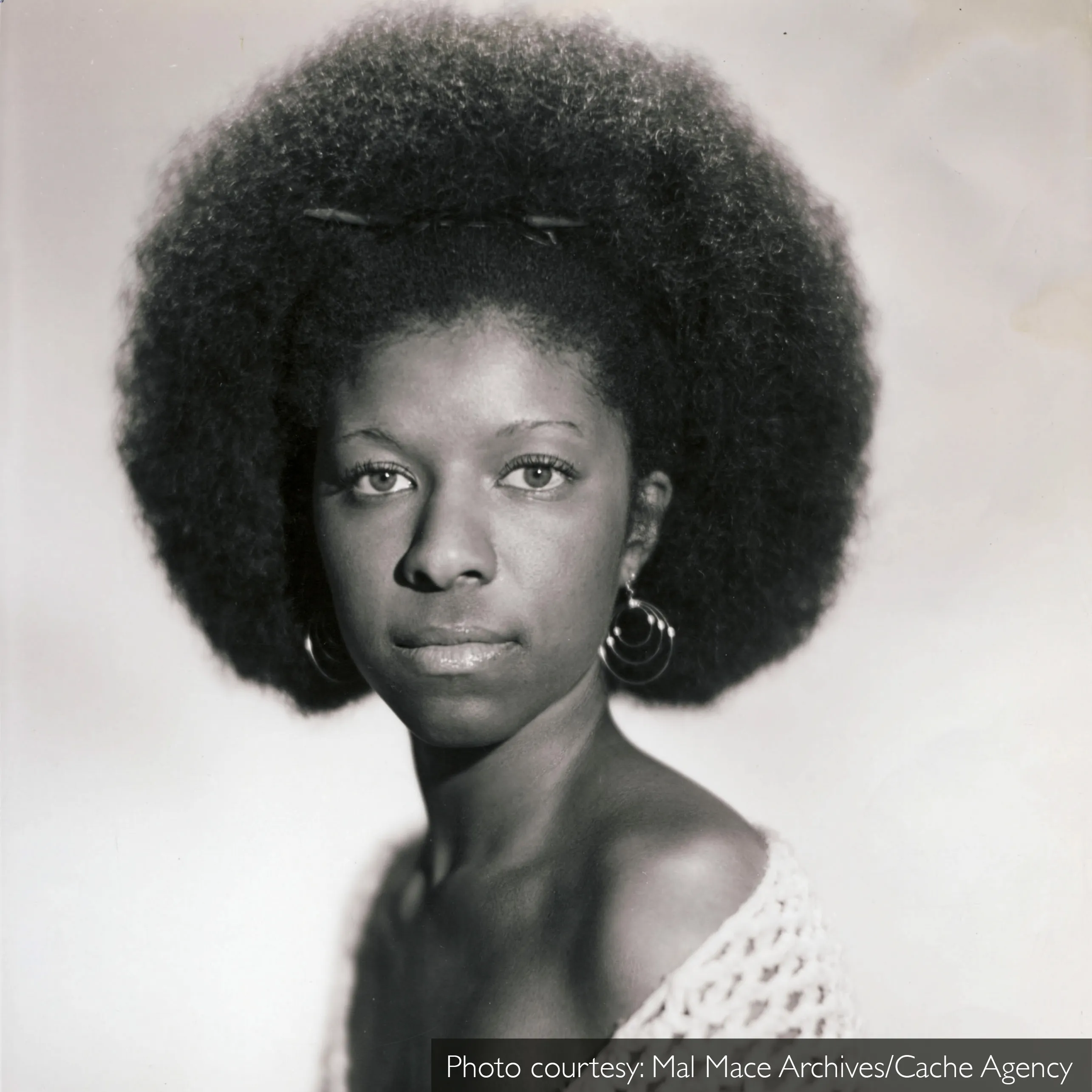 Early photo of Natalie's singing career