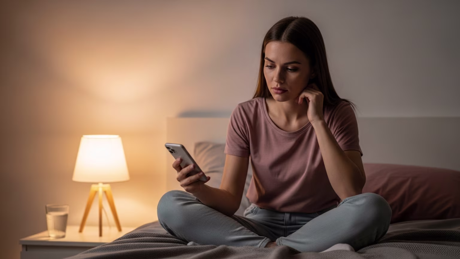 When he only texts me late at night