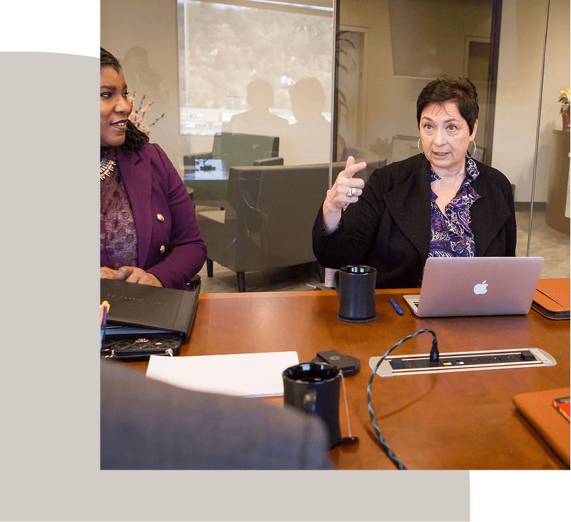 Career coaches talking