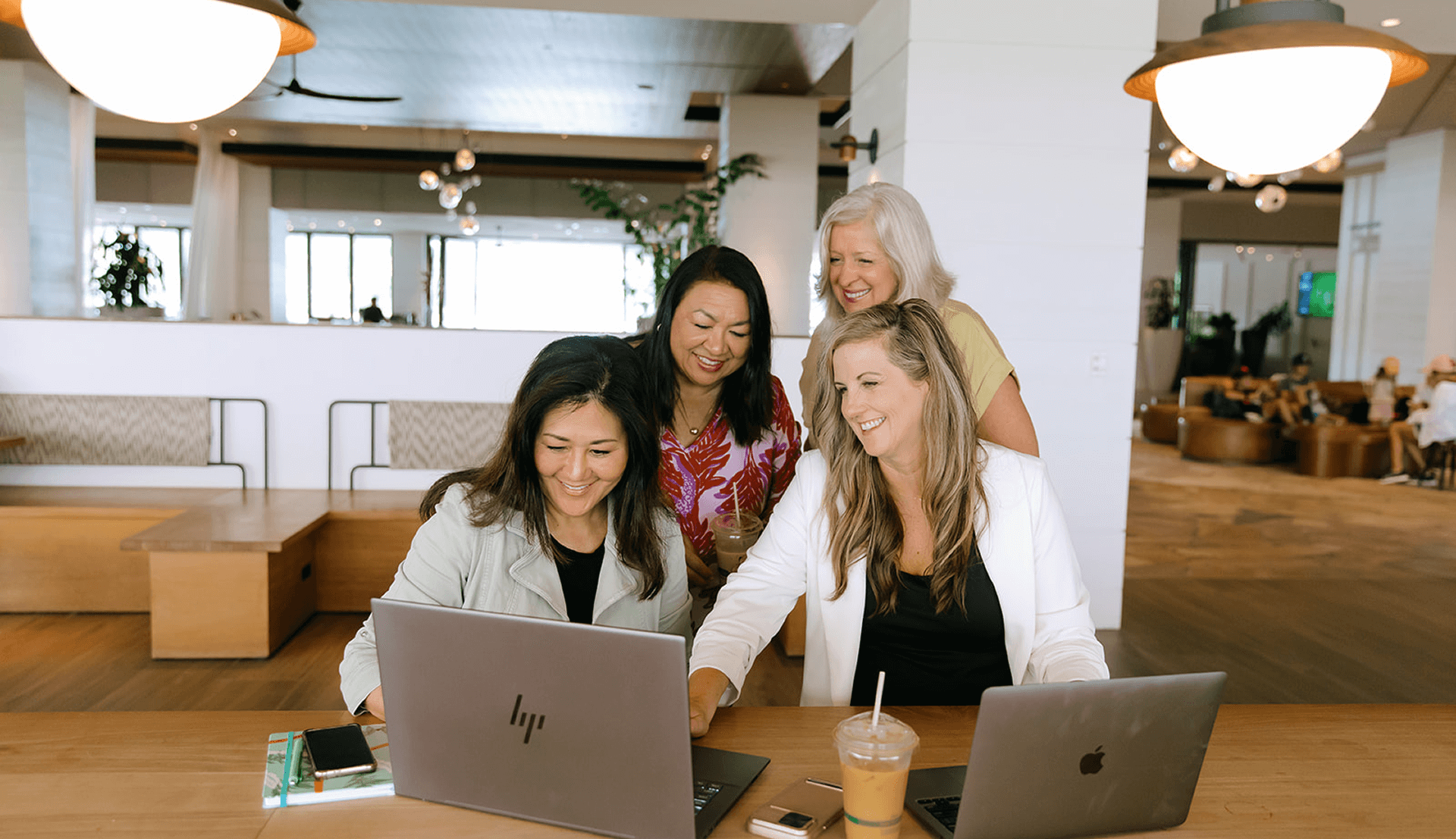 Career coaches collaborating