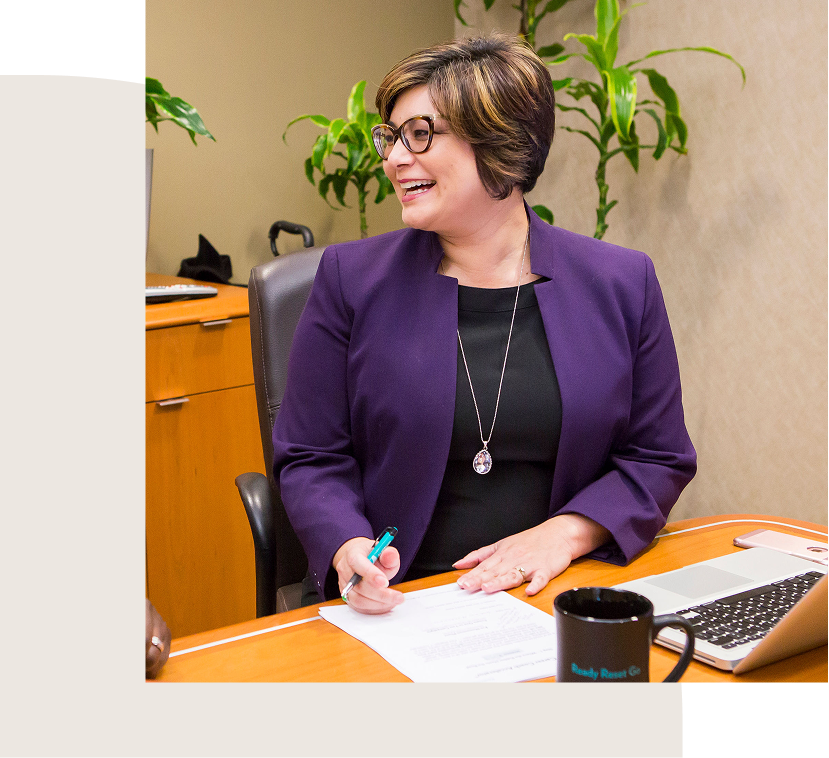 career coach smiling