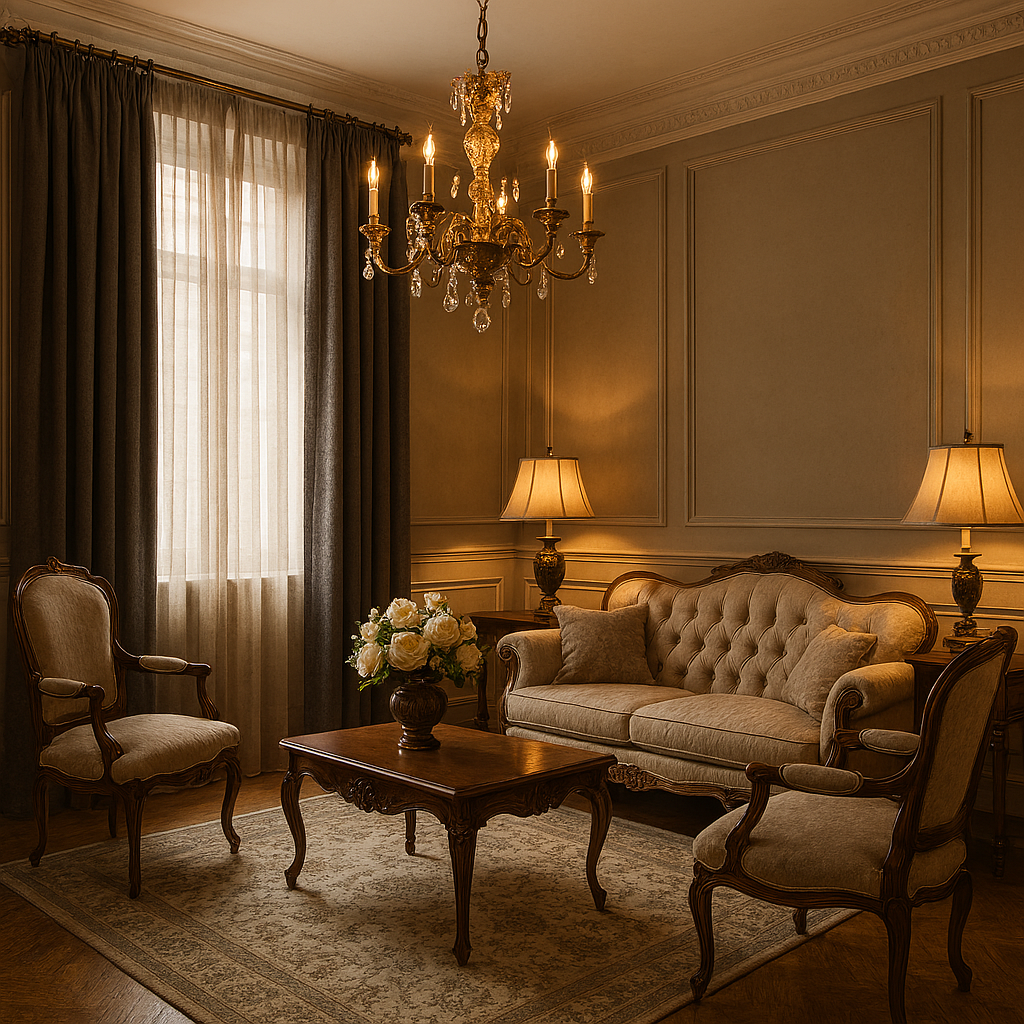 image of a team meeting in the office (for a garment care service)