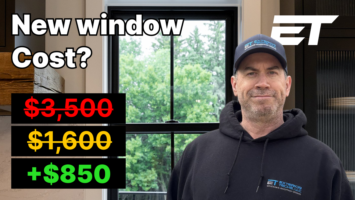 How much a window replacement should cost.