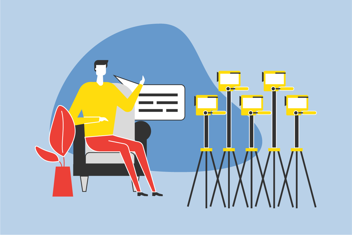 Click2View - Streaming multi-camera Switcher Studio into a Zoom meeting