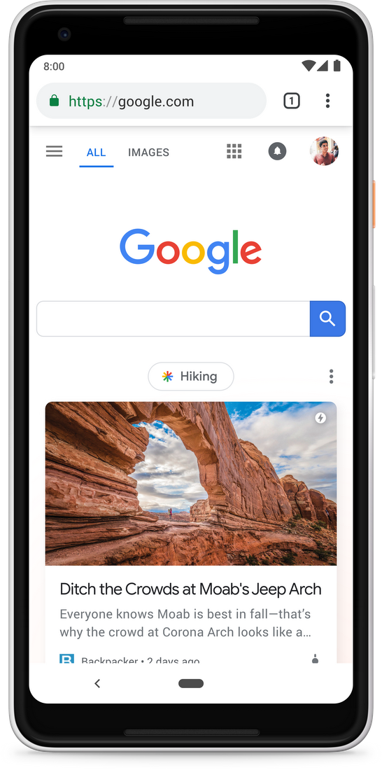 Introducing Google Discover: Discover new information and inspiration with Search, no query required