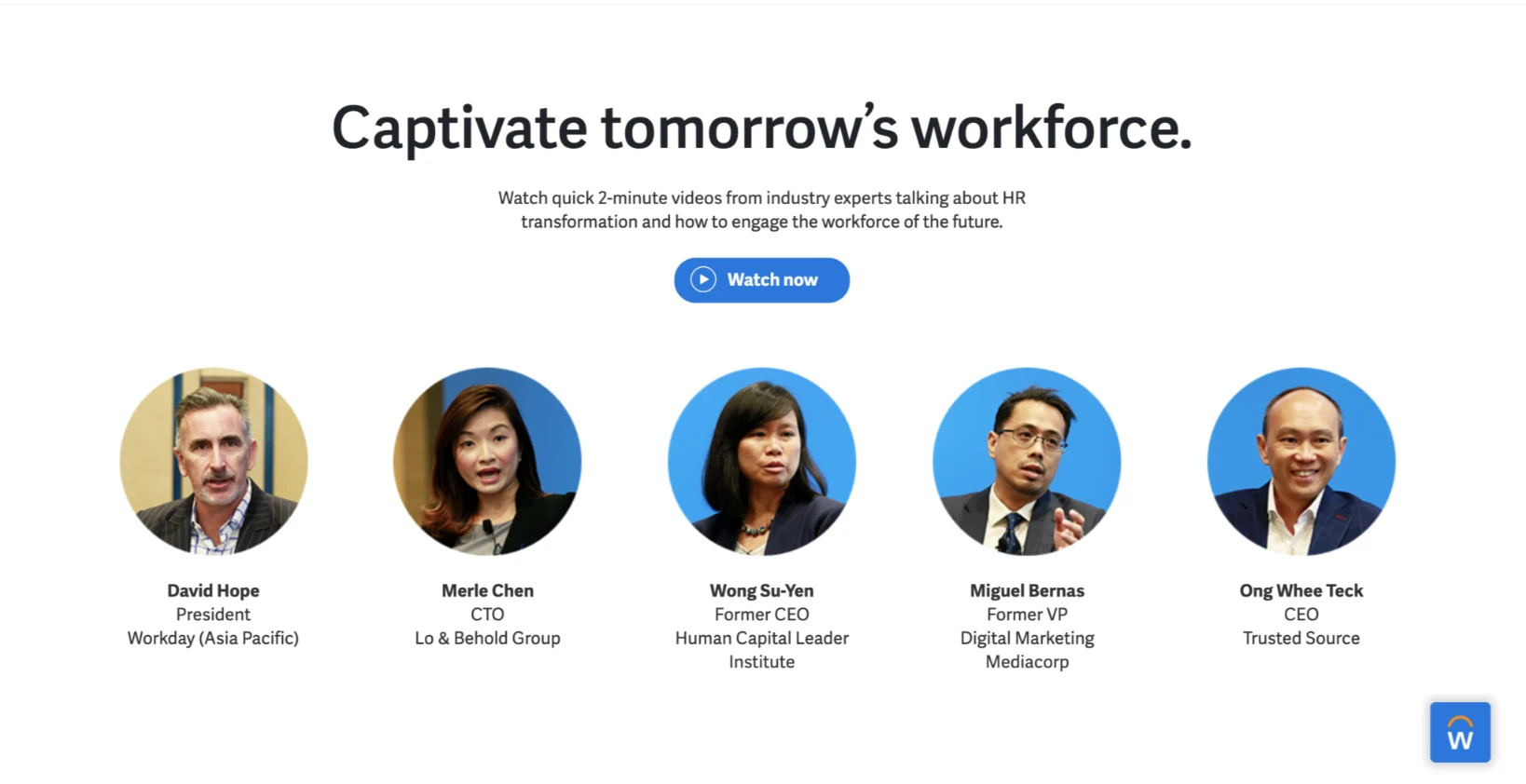 Workday thought leadership event exploring HR transformation and the future of inclusive workplace cultures