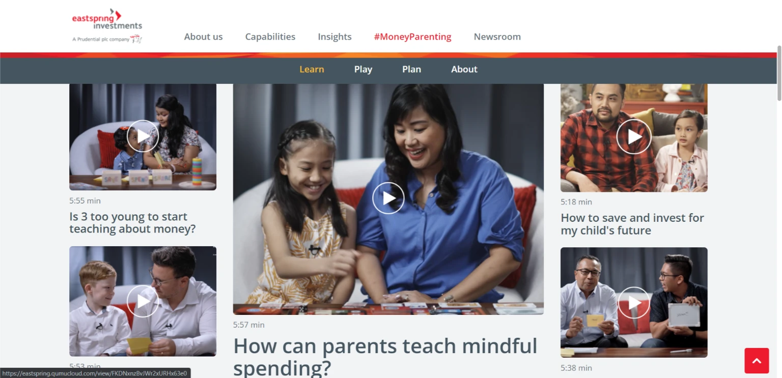 Eastspring Money Parenting Video Series