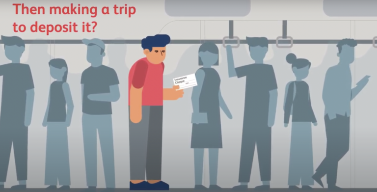 Animated campaign illustrating the challenges of waiting for traditional payout processing before PayNow integration