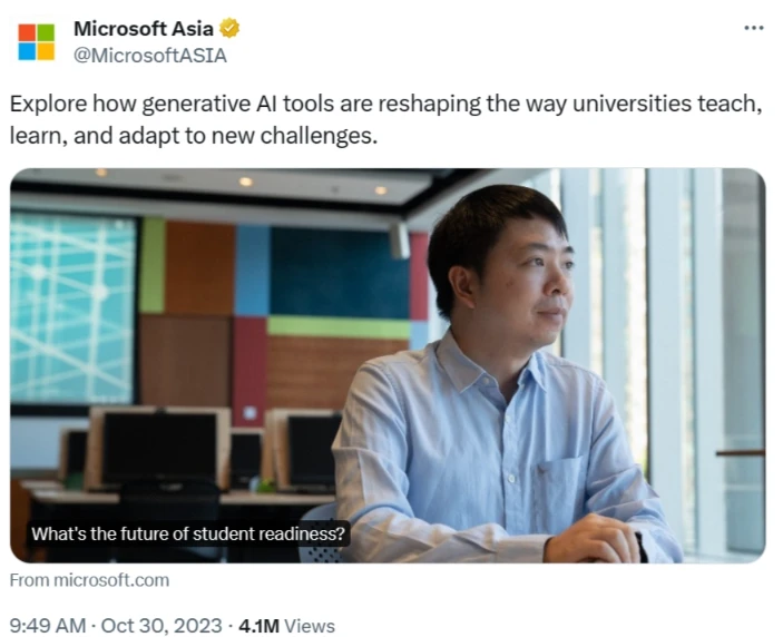 Microsoft AI Amplification - campaign screenshot