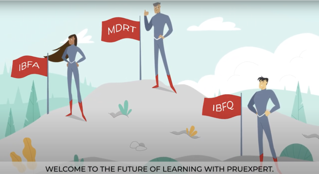 Video panel highlighting Prudential's support for professional development and lifelong learning