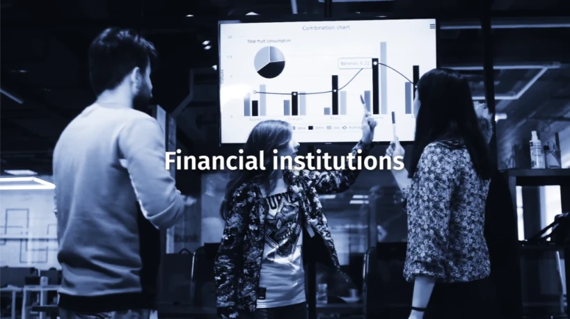Motion graphics and kinetic typography used to explain the importance of stress testing during market uncertainty