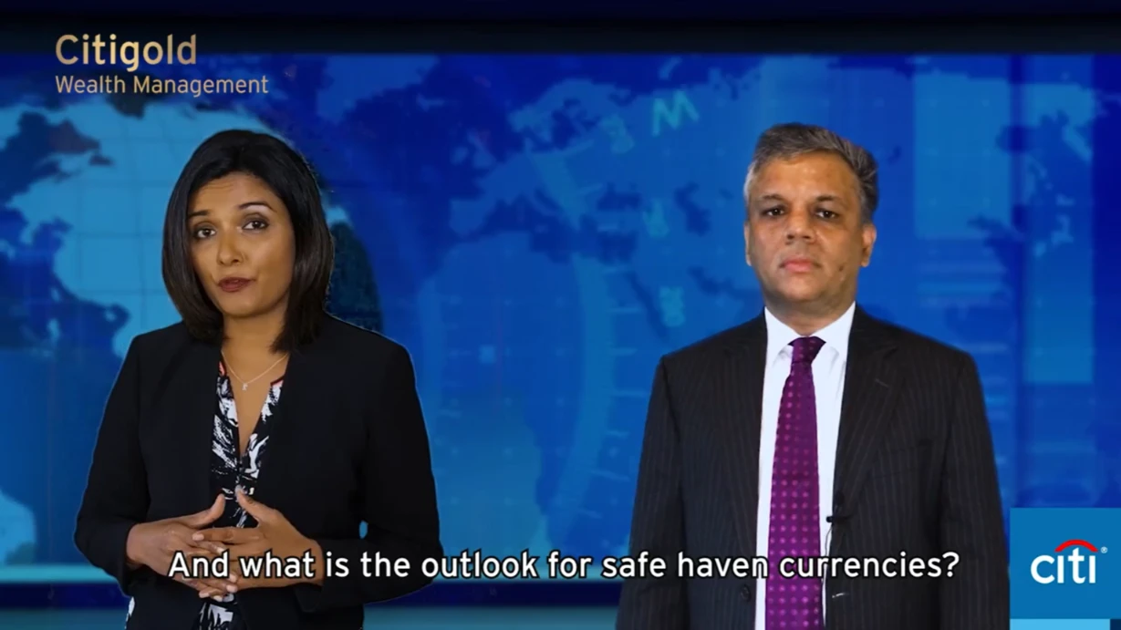 Remote-produced Citigold market outlook video delivering investment insights and financial guidance for the year ahead