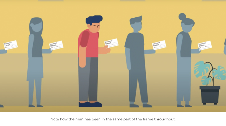 Prudential PayNow explainer using humour and character animation to highlight faster digital payments