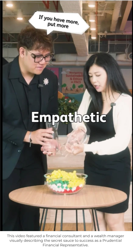 screenshot of short-form video created by Click2View