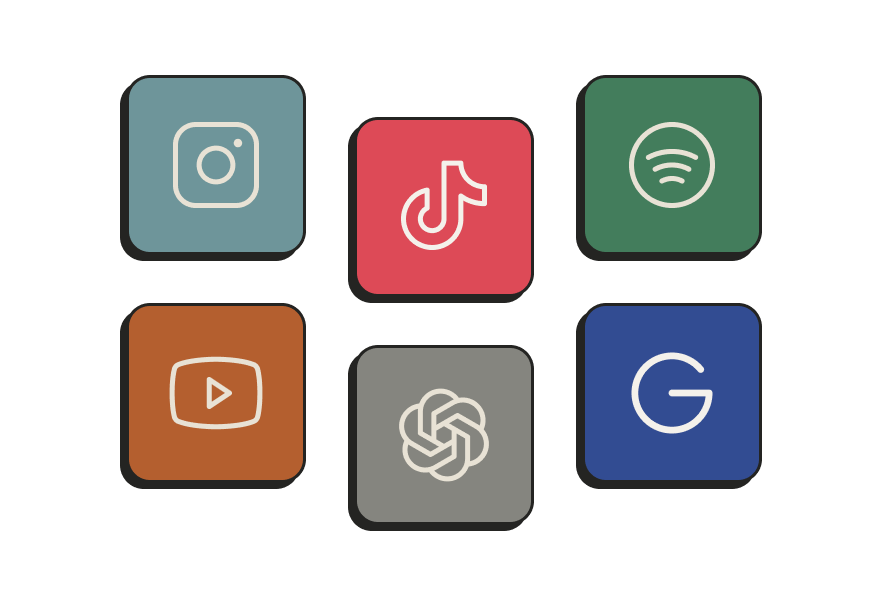 Spotify, Tiktok, Instagram, Podcast, Embed, Images