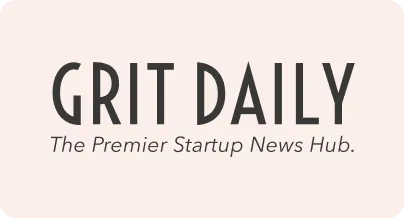 Grit Daily logo with the tagline 'The Premier Startup News Hub.' on a light background.