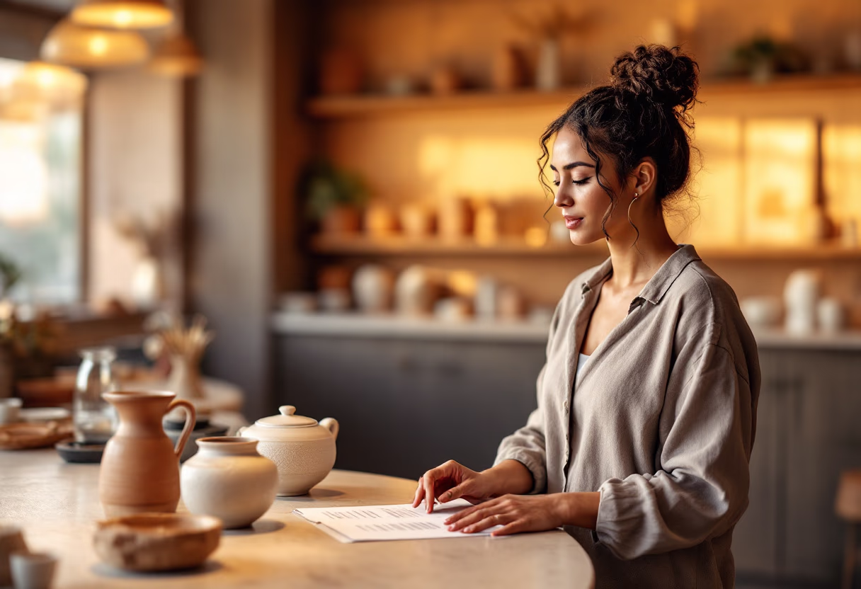image of a person asking a question at an information counter (for a mobility and transportation)