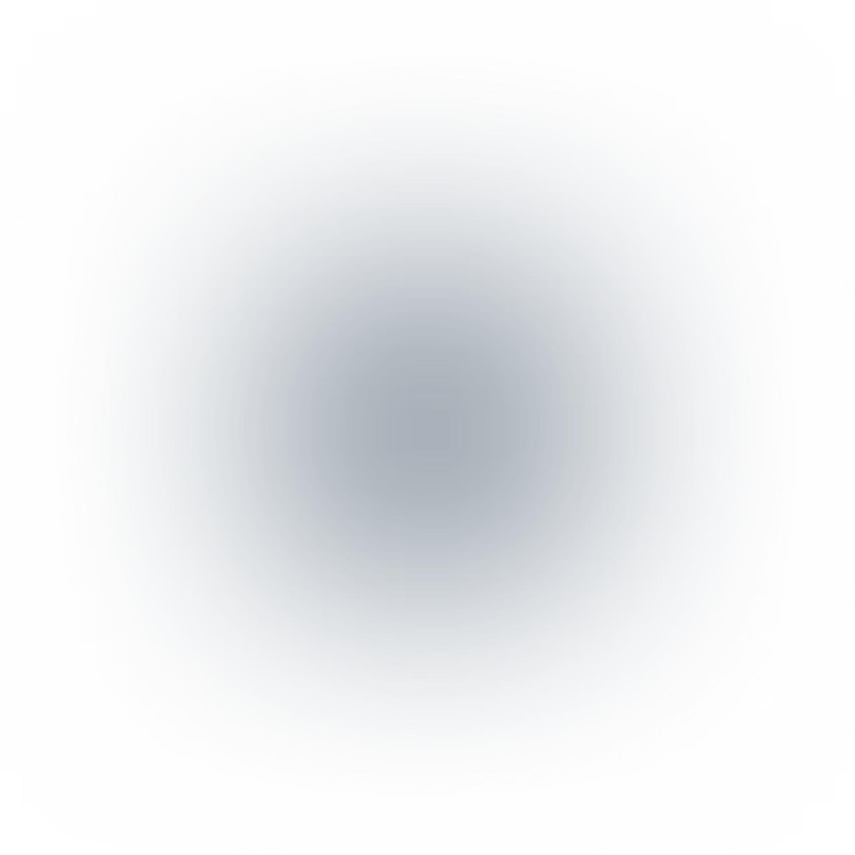 Dark blue rounded square shape with a subtle gradient fading to black at the edges.