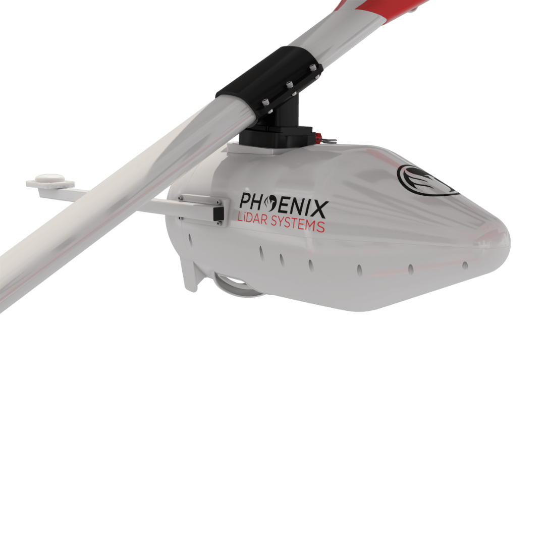 Phoenix Lidar Systems Ultrapod mounted to Cessna strut