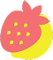 Strawberry svg icon