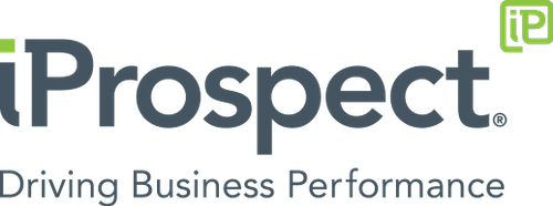 iProspect logo with the tagline 'Driving Business Performance'.