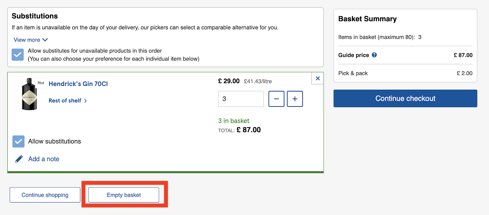 Tesco checkout nuke button example