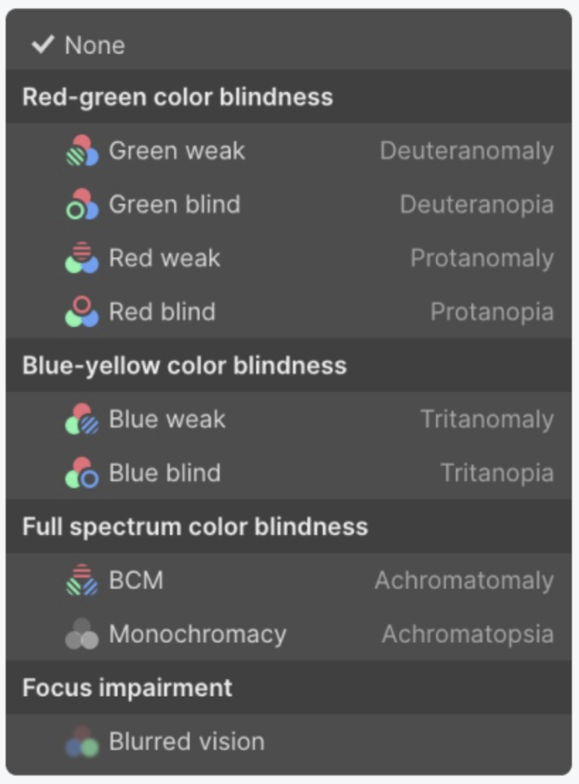 Webflow's vision preview tool for forms and websites