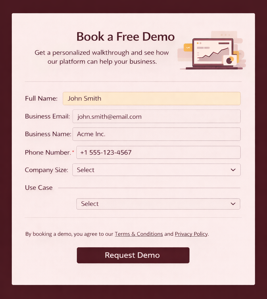 Lead Gen - Demo Form Example