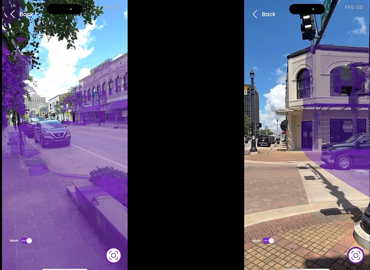 MultiSet Outdoor localization in a city block