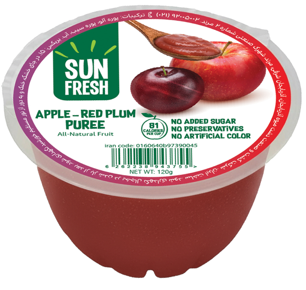 پوره سیب و آلو 