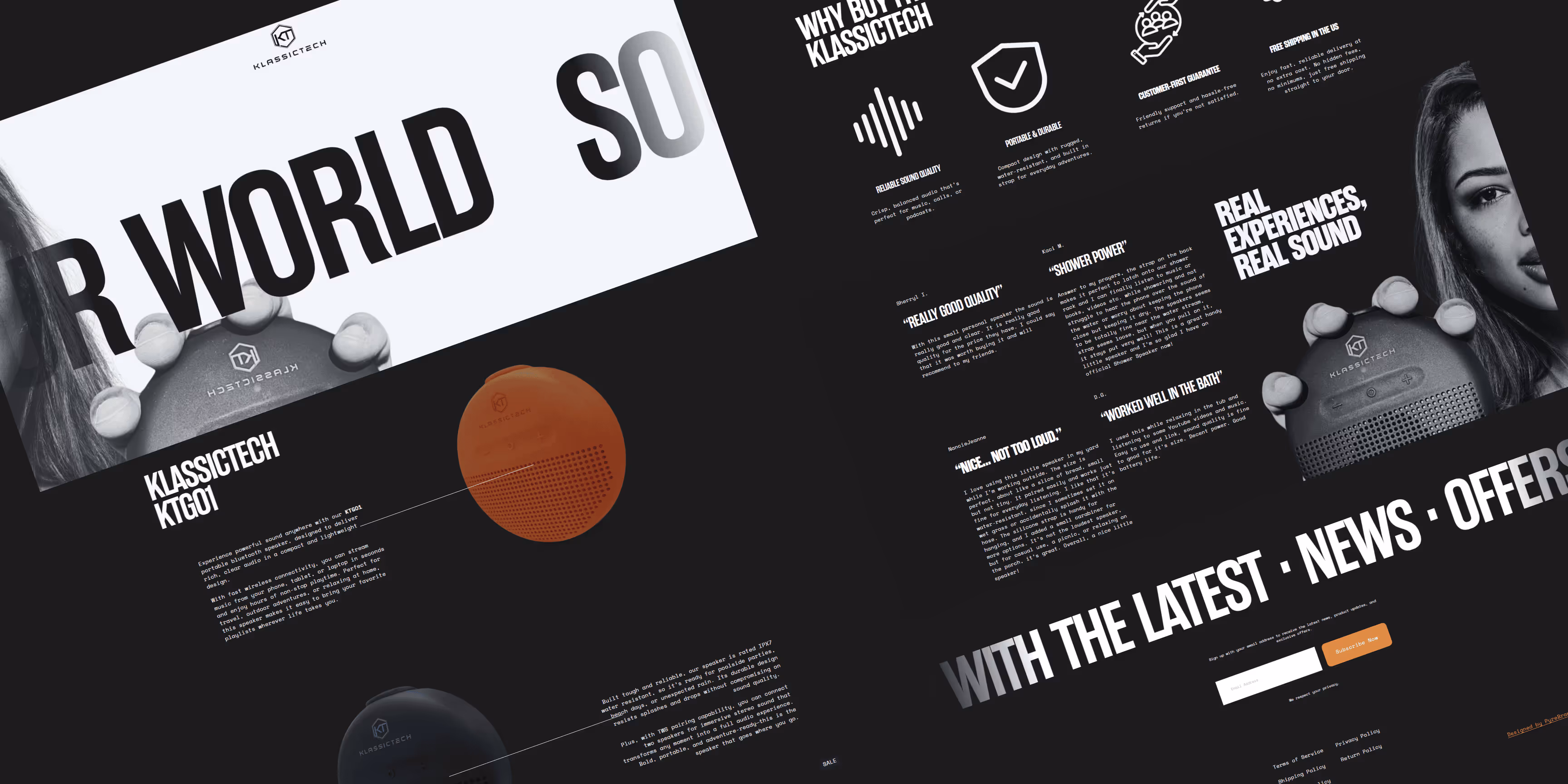 PyreBrand Designs project, Klassictech is an E-commerce website.