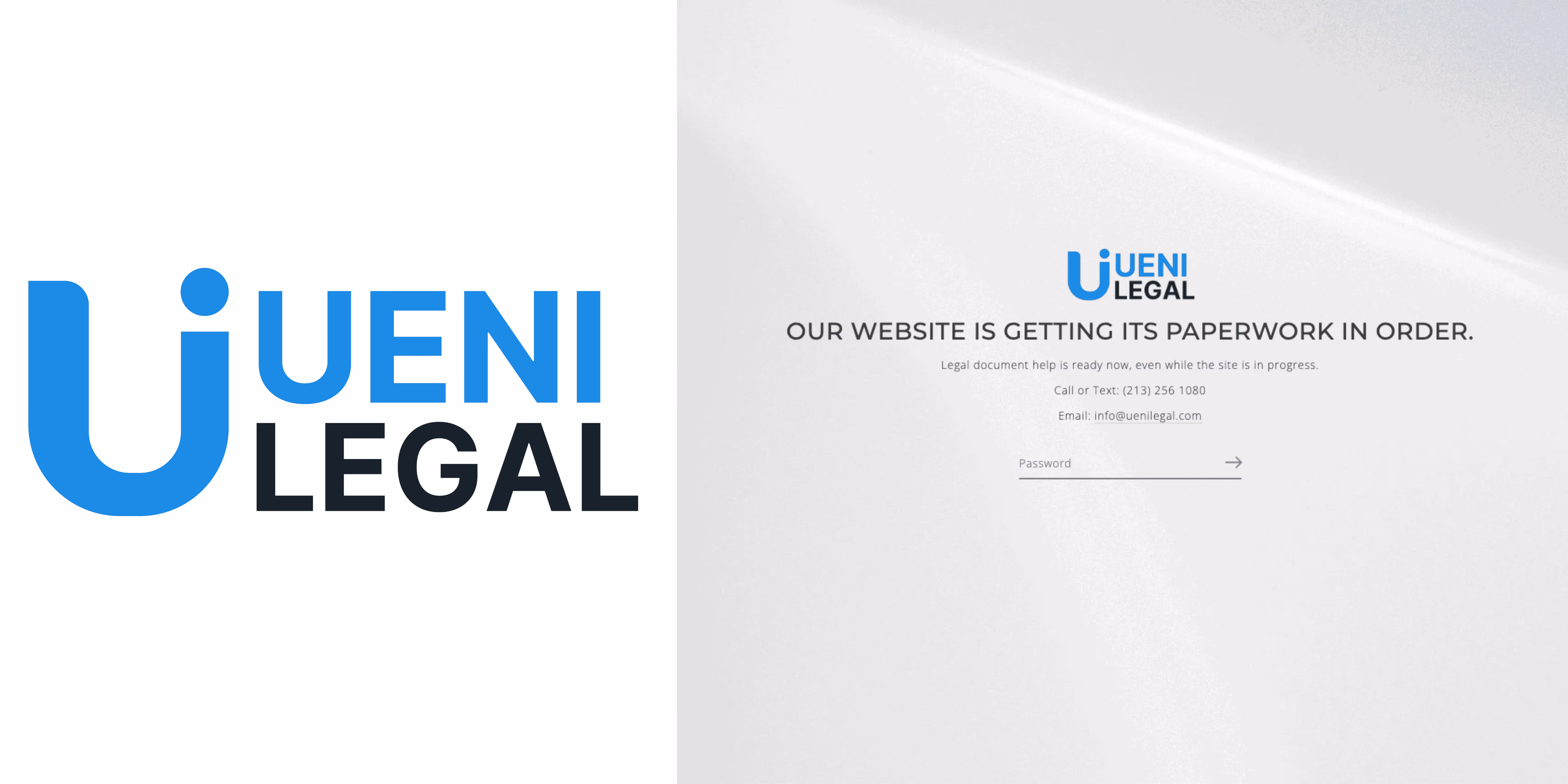UENI Legal logo — legal document preparation services in Los Angeles County, California