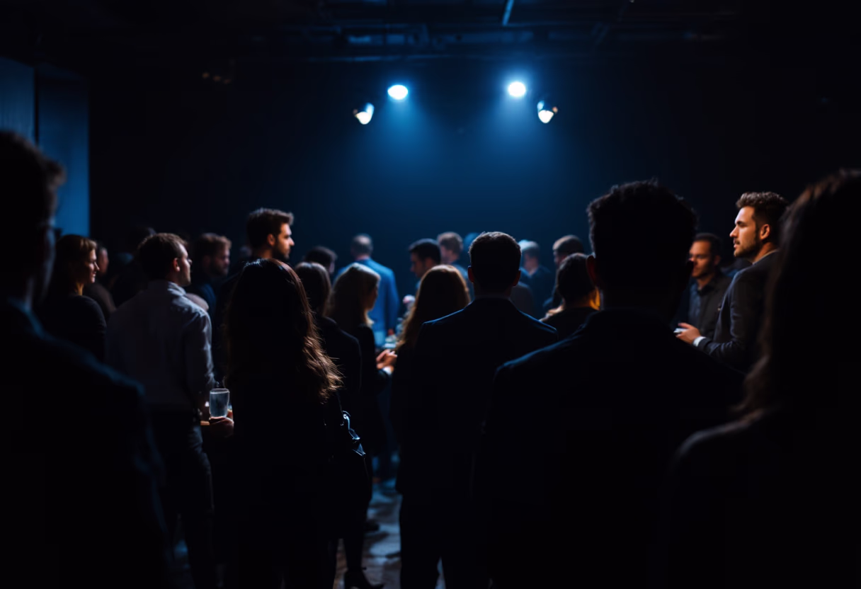 image of networking event (for a hr tech)