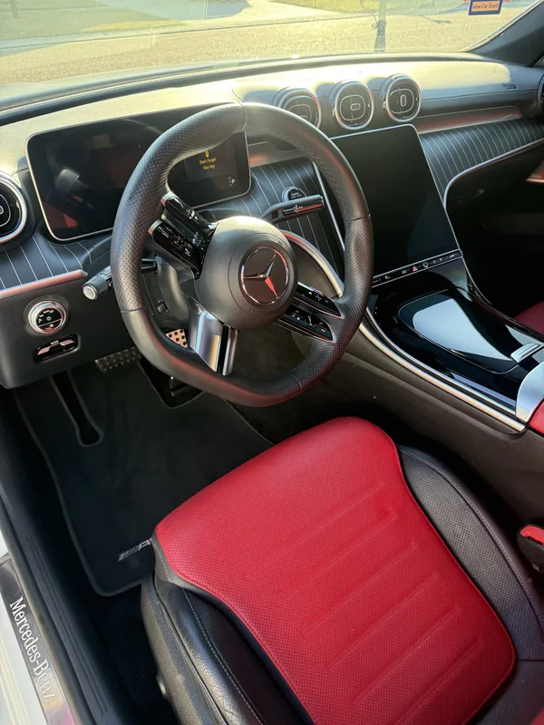 Mercedes-AMG C-Class interior after full restoration detail in Baton Rouge
