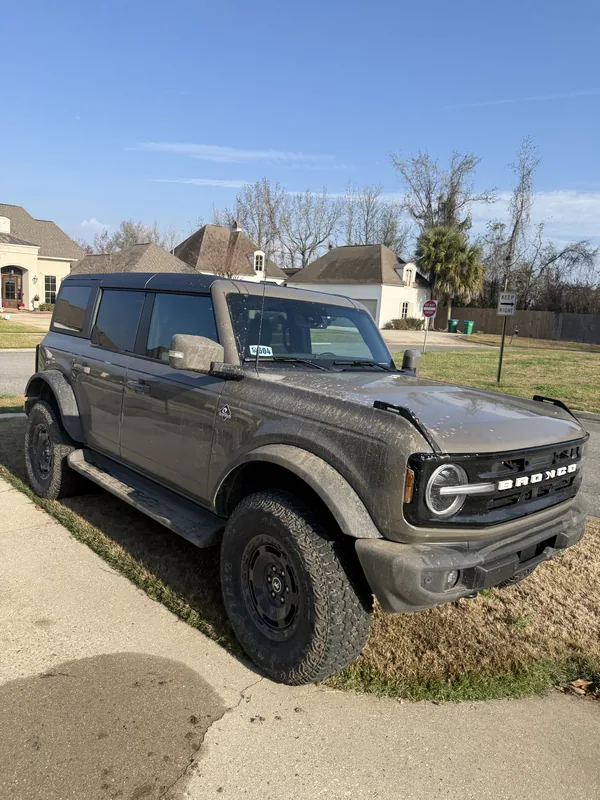 Ford Bronco Big Bend exterior before decontamination detail in Baton Rouge