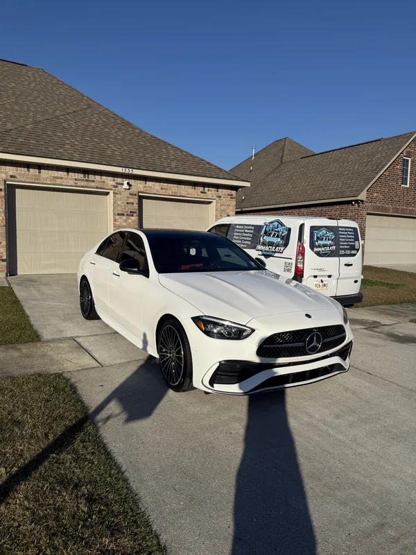 Full Detail on Mercedes-AMG C-Class in Baton Rouge, Louisiana