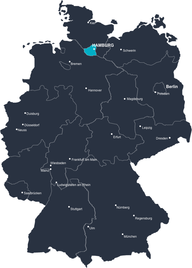Map of Germany render image