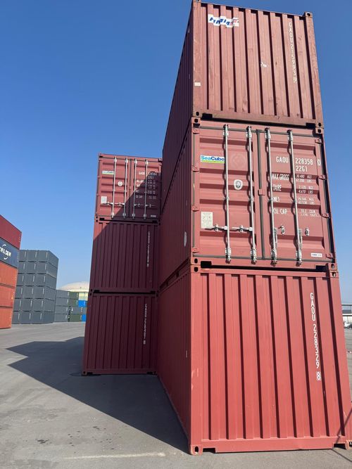 40HC Seecontainer Einwegzustand RAL 3009 Sonderangebot