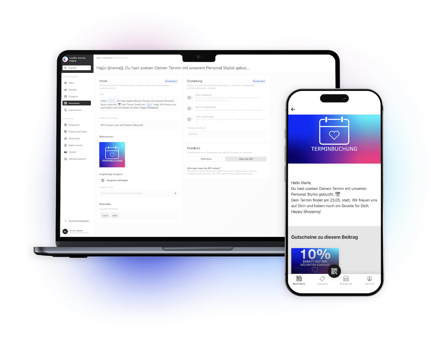 Personalisierung mit osapiens