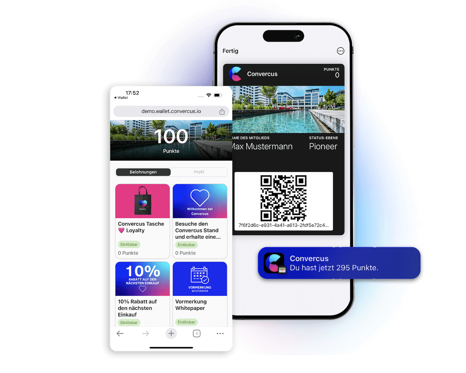 Mit Convercus Punkte sammeln, Status-Level erreichen und Prämien erhalten