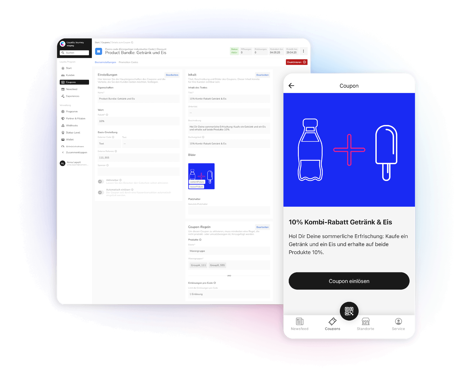 Convercus gezieltes Couponing für Reaktivierung von Kunden