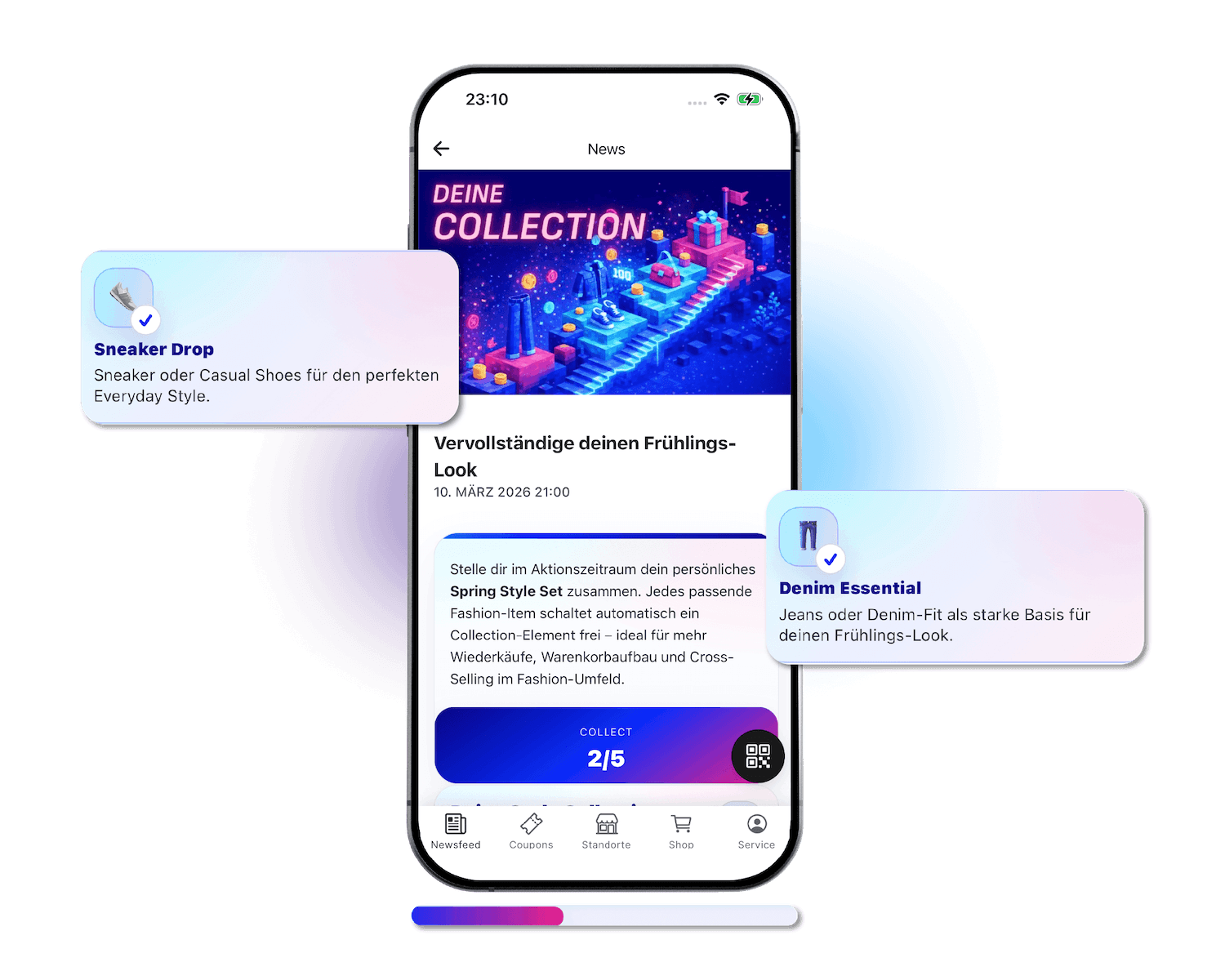 Mit der Loyalty Software von Convercus fördern Challenges und Missionen die Kundenbindung