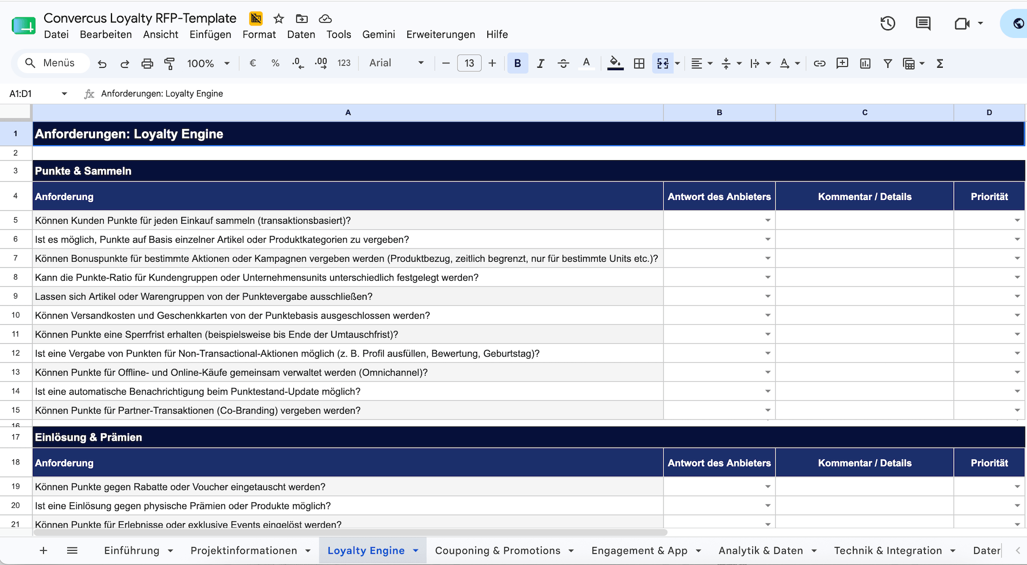 Convercus Loyalty RFP-Template