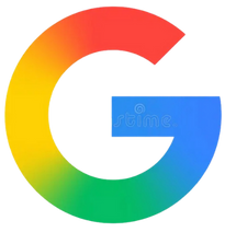Multicolored Google logo with gradients of red, yellow, green, and blue forming a stylized 'G'.