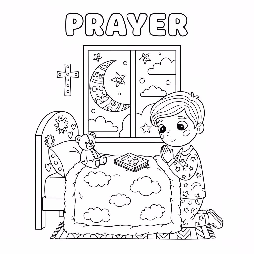 coloriage pour enfant à télécharger, niveau intermédiaire.