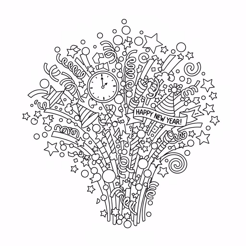 coloriage pour enfant à télécharger, niveau intermédiaire.
