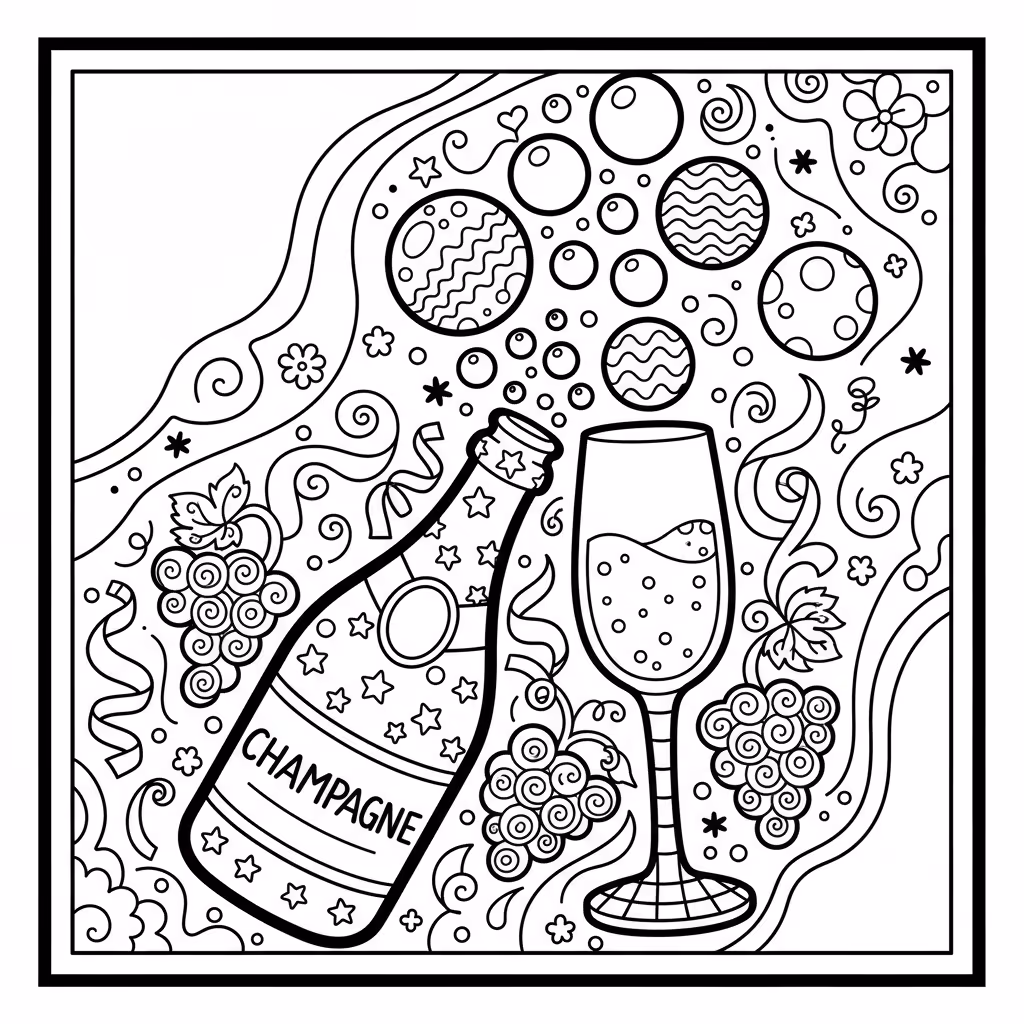 coloriage pour enfant à télécharger, niveau intermédiaire.